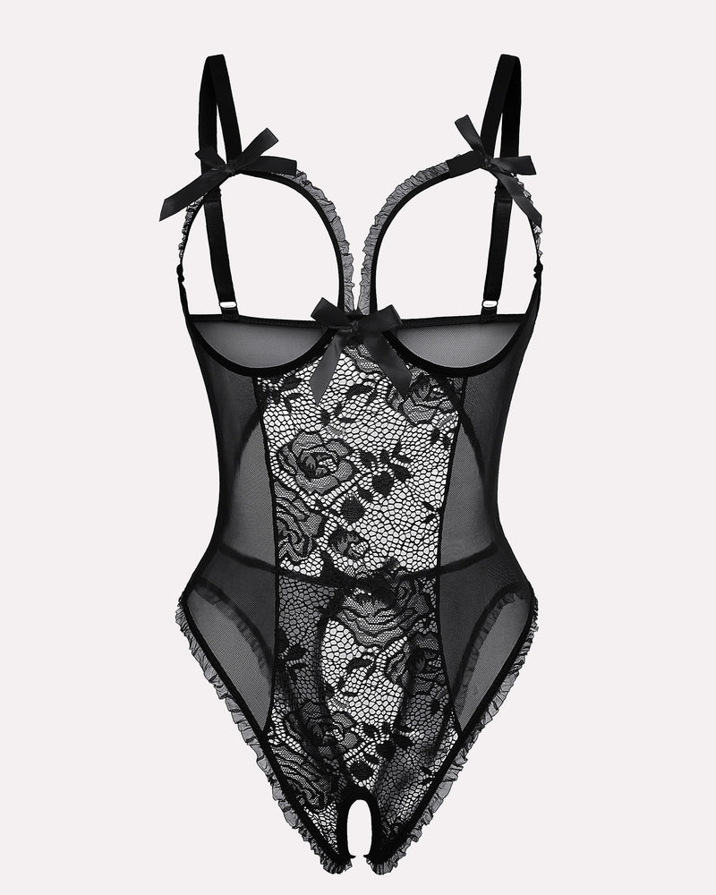Christmas Lace Mini Bodysuit