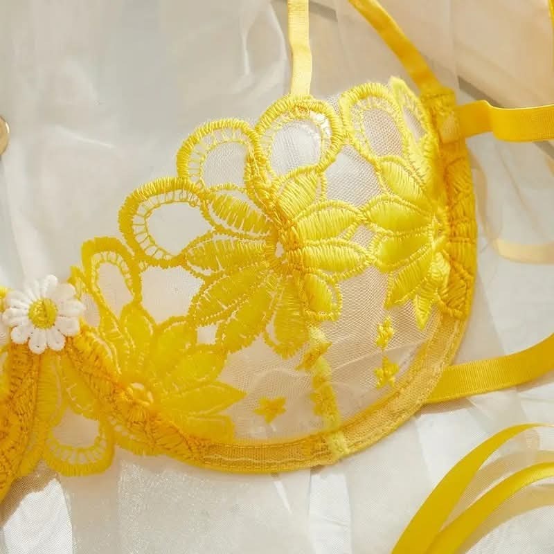 Net Floral mesh pushup set.