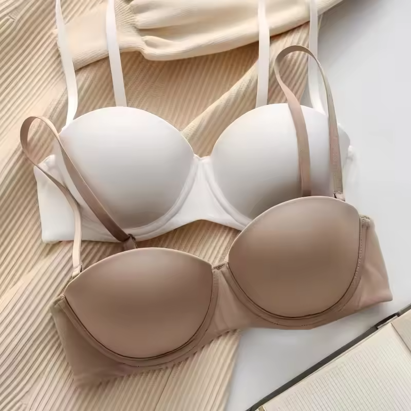 Seamless 1/2 Cup Push-Up Bra.